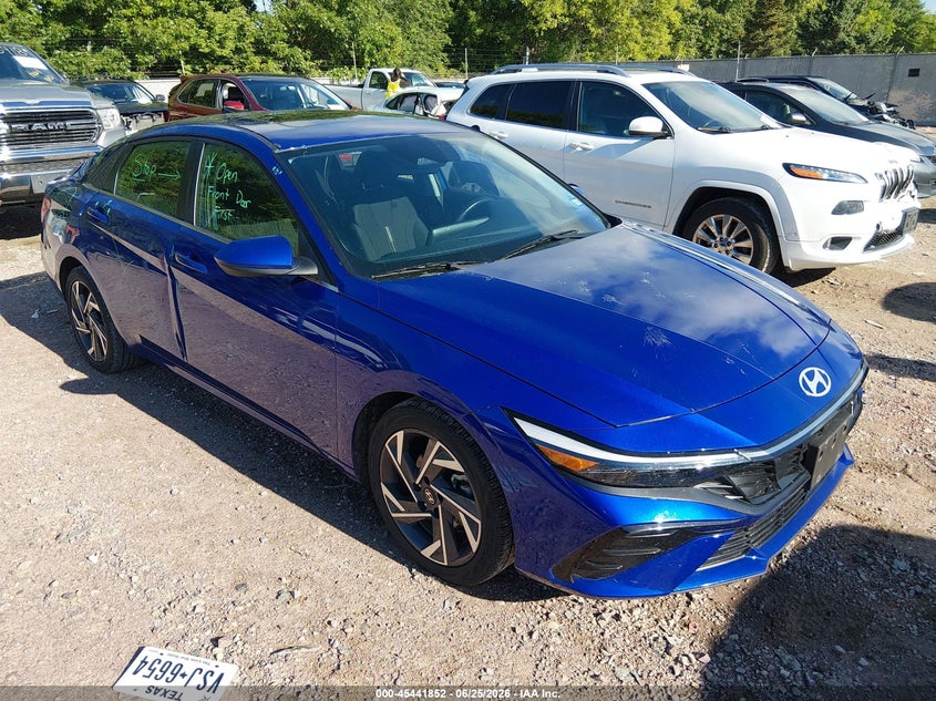 2025 Hyundai Elantra VIN KMHLS4DG8SU881088 IAAI salvage auction — RIGHT SIDE, Enterprise Vehicles Clear Only (Texas), sold $11,900 on 2026-07-07 (photo 1)