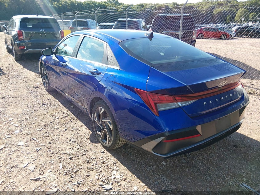 2025 Hyundai Elantra VIN KMHLS4DG8SU881088 IAAI salvage auction — RIGHT SIDE, Enterprise Vehicles Clear Only (Texas), sold $11,900 on 2026-07-07 (photo 3)