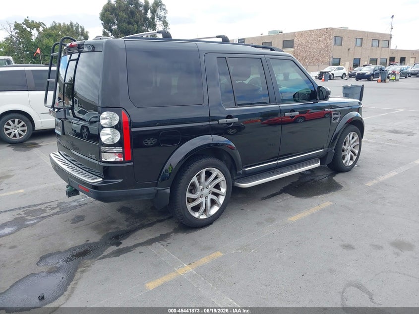 2016 Land rover Lr4 VIN SALAG2V6XGA827199 IAAI salvage auction — NORMAL WEAR, Clear - Dealer Only (California), sold $1,600 on 2026-07-29 (photo 4)
