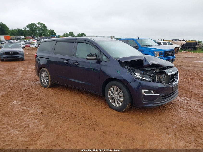 2020 Kia SEDONA VIN KNDMB5C18L6610355 IAAI salvage auction — RIGHT FRONT, Salvage (Missouri), sold $2,075 on 2026-07-27 (photo 1)
