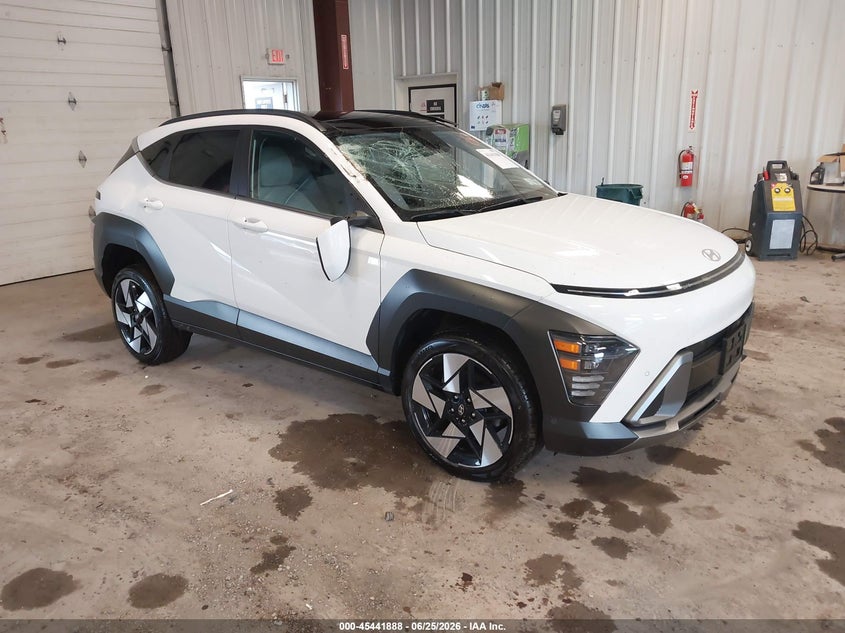 2024 Hyundai Kona VIN KM8HECA30RU118226 IAAI salvage auction — SIDE, Mv-907A (New York), sold $11,075 on 2026-07-07 (photo 1)