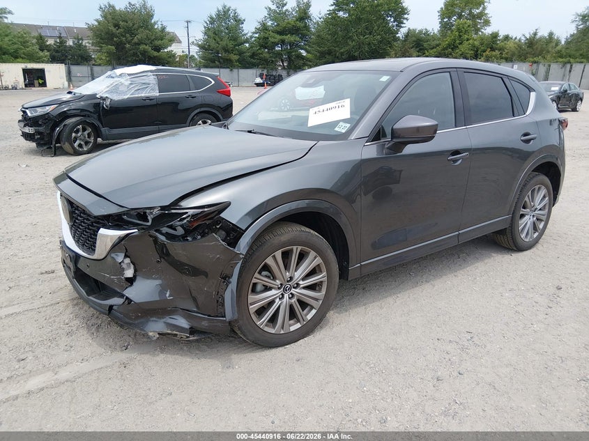 2023 Mazda Cx-5 VIN JM3KFBXY5P0140092 IAAI salvage auction — LEFT FRONT, Salvage Title, sold $12,300 on 2026-07-24 (photo 2)