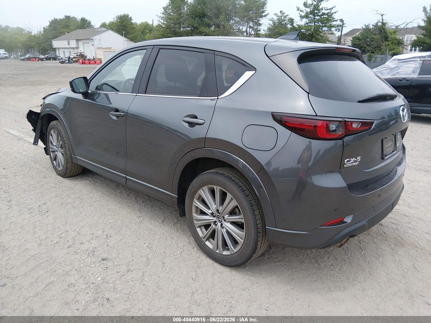 2023 Mazda Cx-5 VIN JM3KFBXY5P0140092 IAAI salvage auction — LEFT FRONT, Salvage Title, sold $12,300 on 2026-07-24 (photo 3)