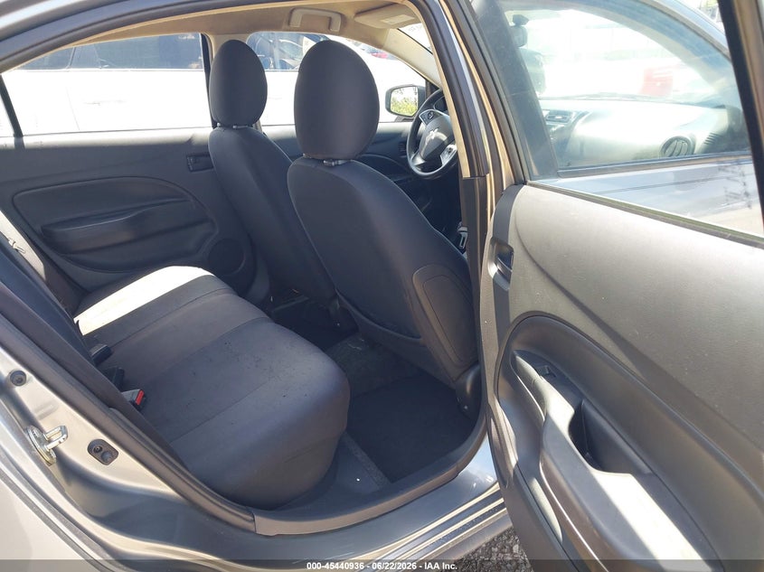 2019 Mitsubishi Mirage VIN ML32F3FJ5KHF10735 IAAI salvage auction — REAR END, Salvage (Illinois), sold $850 on 2026-07-21 (photo 8)