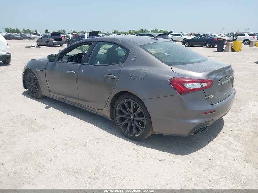 2020 Maserati Ghibli VIN ZAM57YTS9L1343767 IAAI salvage auction — FRONT & REAR, Original (Texas), sold $8,500 on 2026-08-08 (photo 3)