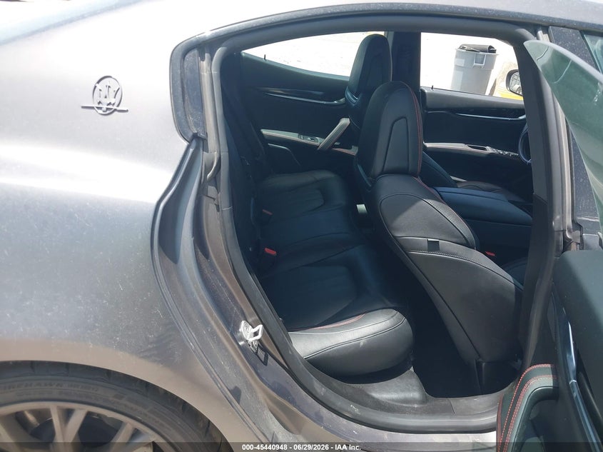 2020 Maserati Ghibli VIN ZAM57YTS9L1343767 IAAI salvage auction — FRONT & REAR, Original (Texas), sold $8,500 on 2026-08-08 (photo 8)