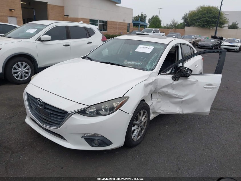 2016 Mazda 3 VIN JM1BM1X70G1301099 IAAI salvage auction — LEFT SIDE, Salvage Certificate (California), sold $1,775 on 2026-07-10 (photo 2)