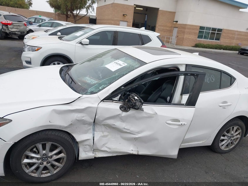 2016 Mazda 3 VIN JM1BM1X70G1301099 IAAI salvage auction — LEFT SIDE, Salvage Certificate (California), sold $1,775 on 2026-07-10 (photo 6)
