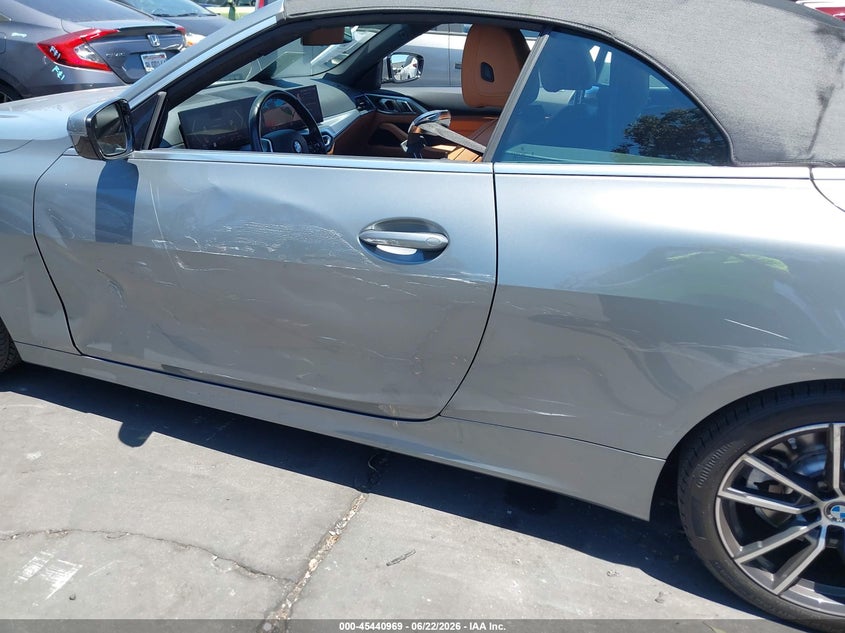 2024 BMW 4er VIN WBA23AT01RCP24614 IAAI salvage auction — SIDE, Salvage Title, sold $19,000 on 2026-08-05 (photo 6)