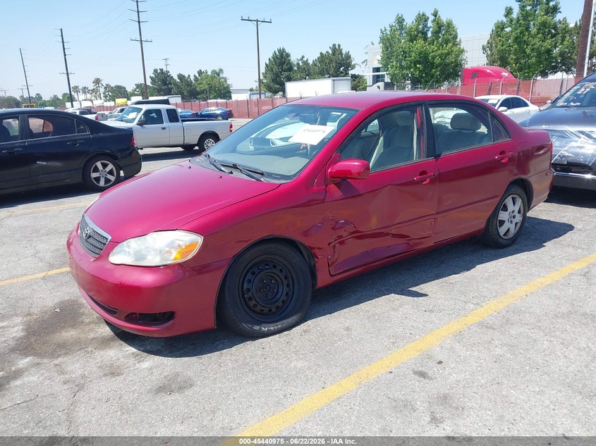 2008 Toyota Corolla VIN 1NXBR32EX8Z984041 IAAI salvage auction — FRONT END, Salvage (California), sold $800 on 2026-07-10 (photo 2)