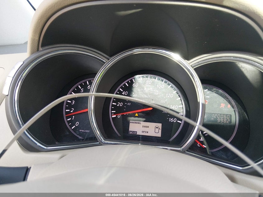 2012 Nissan Murano VIN JN8AZ1MW7CW238223 IAAI salvage auction — LEFT SIDE, Salvage Title, sold $475 on 2026-07-21 (photo 7)