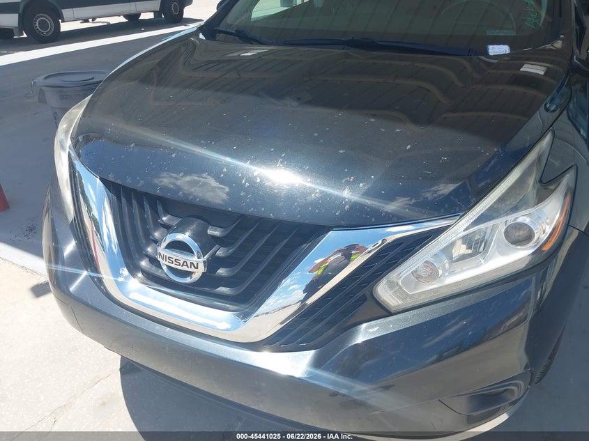 2016 Nissan Murano VIN 5N1AZ2MH5GN152208 IAAI salvage auction — NORMAL WEAR, Salvage Title, sold $2,400 on 2026-07-28 (photo 6)
