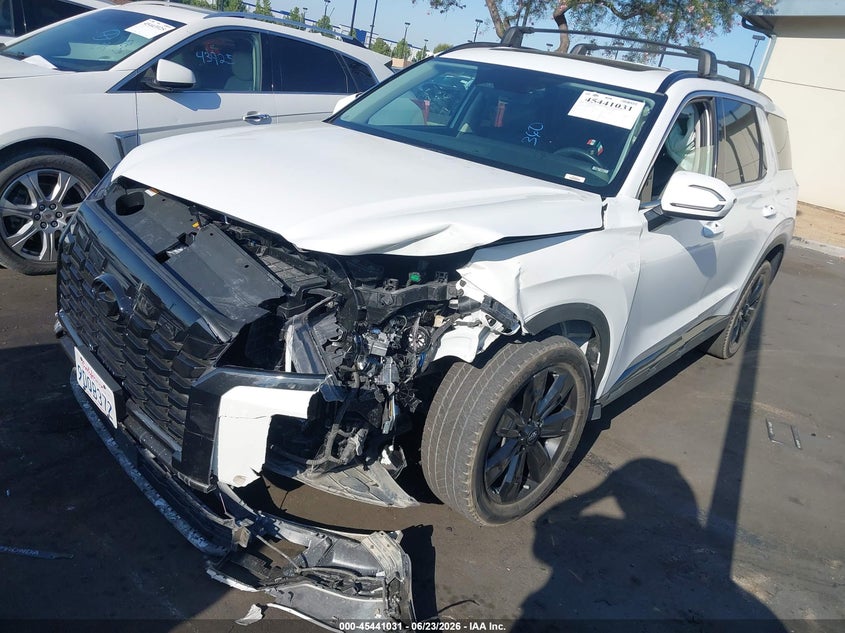 2023 Hyundai Palisade VIN KM8R34GE3PU512924 IAAI salvage auction — LEFT FRONT, Salvage Title, sold $6,000 on 2026-07-24 (photo 2)