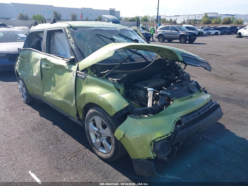 2019 Kia Soul VIN KNDJN2A28K7920745 IAAI salvage auction — ALL OVER, Salvage Title, sold $175 on 2026-07-24 (photo 1)