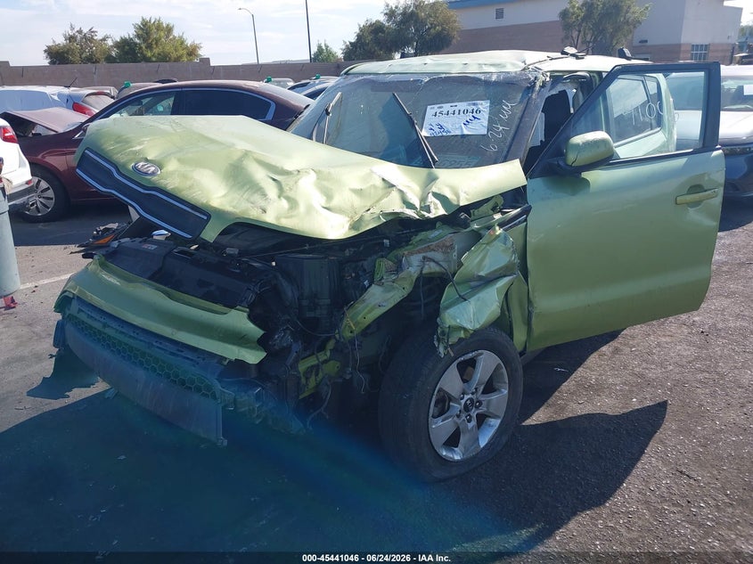 2019 Kia Soul VIN KNDJN2A28K7920745 IAAI salvage auction — ALL OVER, Salvage Title, sold $175 on 2026-07-24 (photo 2)