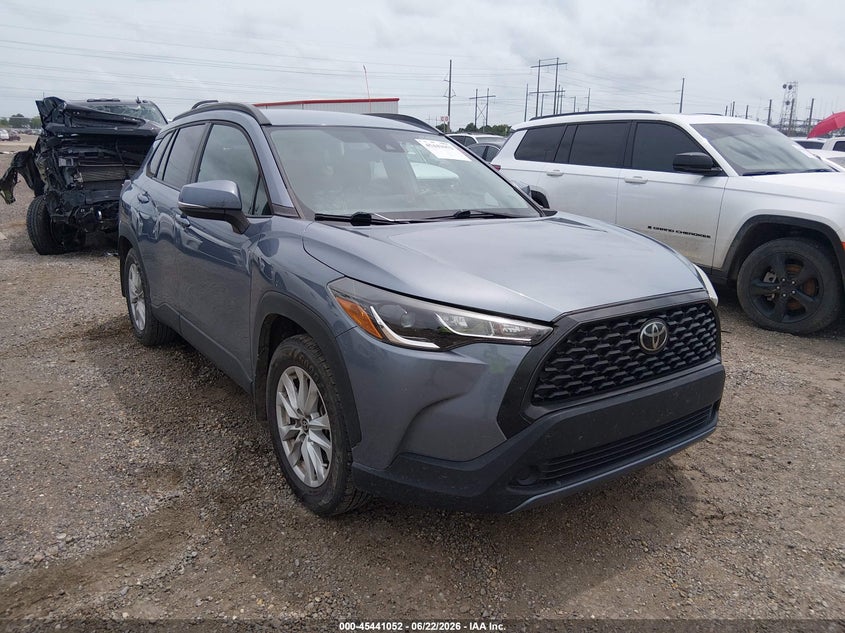 2022 Toyota Corolla cross VIN 7MUCAAAG6NV002387 IAAI salvage auction — WATER/FLOOD, Certificate Of Destruction (Louisiana), sold $8,800 on 2026-07-22 (photo 1)