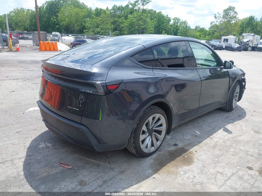2026 Tesla Model y VIN 7SAYGDEE8TF446612 IAAI salvage auction — FRONT END, Salvage Title, sold $25,200 on 2026-08-27 (photo 4)