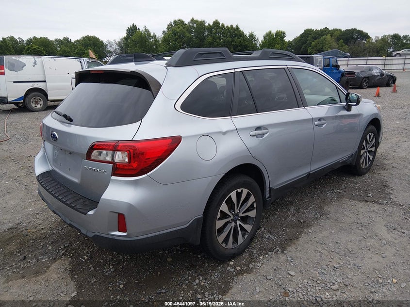 2016 Subaru Outback VIN 4S4BSBJC5G3211495 IAAI salvage auction — ROOF, Clear (Arkansas), sold $2,750 on 2026-07-05 (photo 4)
