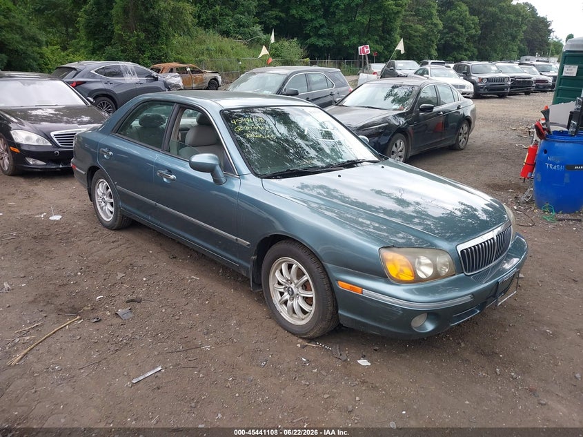 2002 Hyundai Xg VIN KMHFU45E12A180897 IAAI salvage auction — FRONT END, Clear (New York), sold $450 on 2026-07-28 (photo 1)