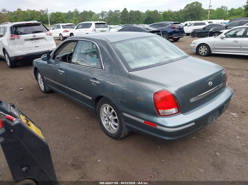 2002 Hyundai Xg VIN KMHFU45E12A180897 IAAI salvage auction — FRONT END, Clear (New York), sold $450 on 2026-07-28 (photo 3)