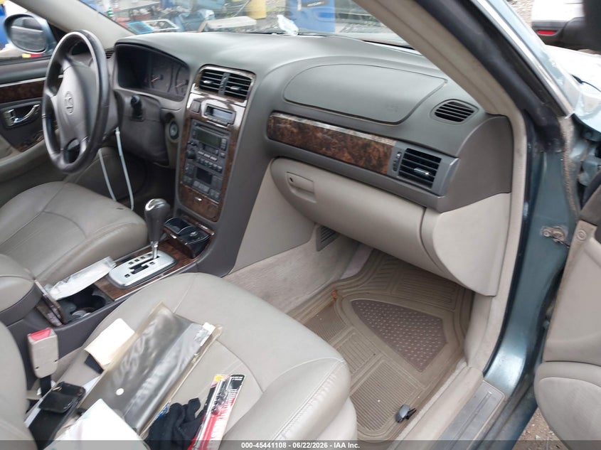 2002 Hyundai Xg VIN KMHFU45E12A180897 IAAI salvage auction — FRONT END, Clear (New York), sold $450 on 2026-07-28 (photo 5)