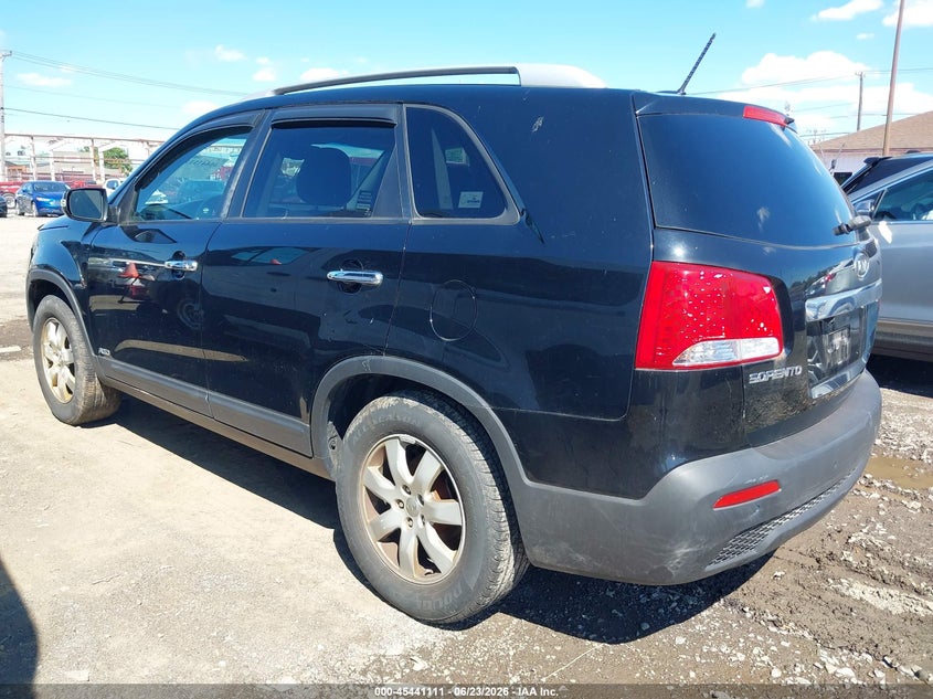 2013 Kia Sorento VIN 5XYKTCA69DG325508 IAAI salvage auction — NORMAL WEAR, Clear (New York), sold $750 on 2026-07-15 (photo 3)