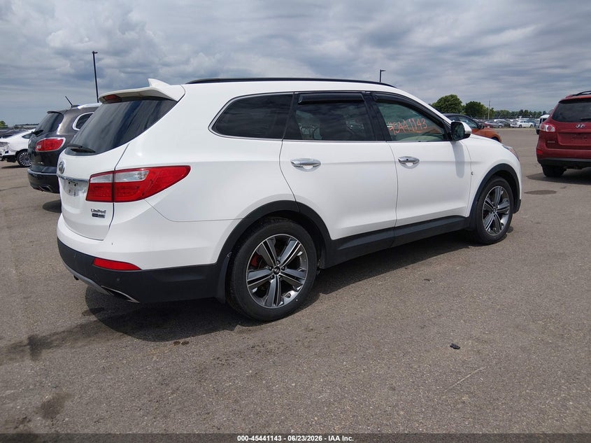 2016 Hyundai Santa fe VIN KM8SRDHF2GU137874 IAAI salvage auction — LEFT SIDE, Clear (Minnesota), sold $2,050 on 2026-07-06 (photo 4)