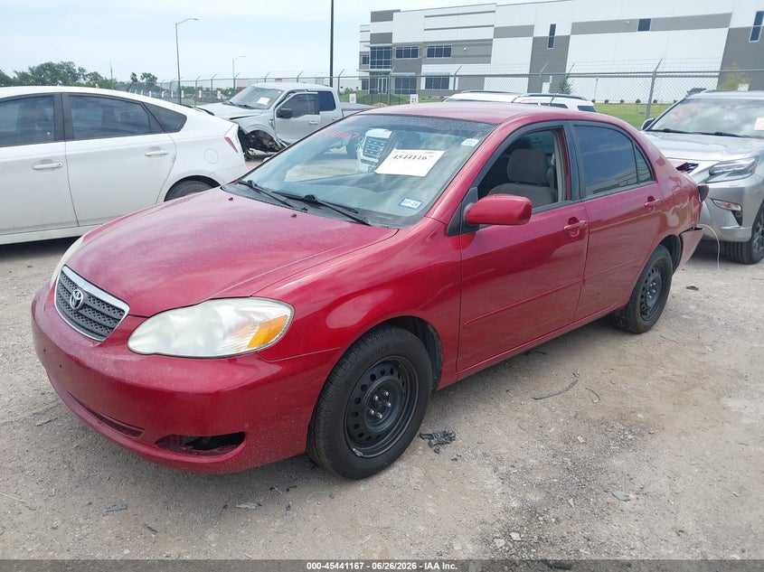 2005 Toyota Corolla VIN JTDBR32EX50055975 IAAI salvage auction — REAR END, Salvage (Texas), sold $1,000 on 2026-07-11 (photo 2)