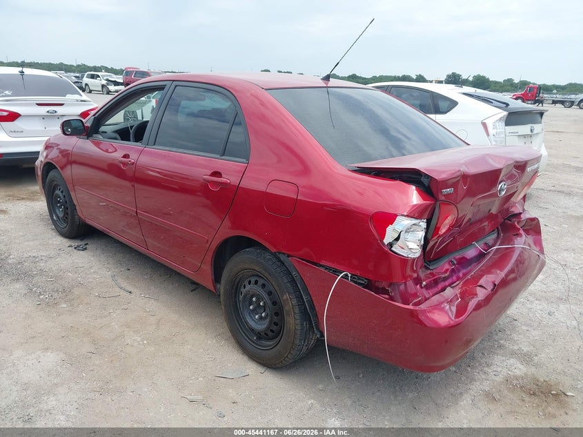 2005 Toyota Corolla VIN JTDBR32EX50055975 IAAI salvage auction — REAR END, Salvage (Texas), sold $1,000 on 2026-07-11 (photo 3)