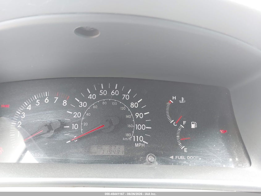 2005 Toyota Corolla VIN JTDBR32EX50055975 IAAI salvage auction — REAR END, Salvage (Texas), sold $1,000 on 2026-07-11 (photo 7)