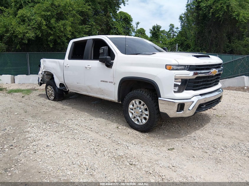 2024 Chevrolet Silverado 2500 VIN 1GC1YNEY0RF202212 IAAI salvage auction — REAR END, Salvage (Pennsylvania), sold $9,350 on 2026-07-09 (photo 1)