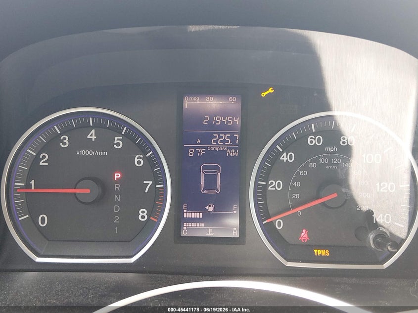 2010 Honda Cr-v VIN JHLRE3H73AC004946 IAAI salvage auction — NORMAL WEAR, Clear (Georgia), sold $2,250 on 2026-07-16 (photo 7)