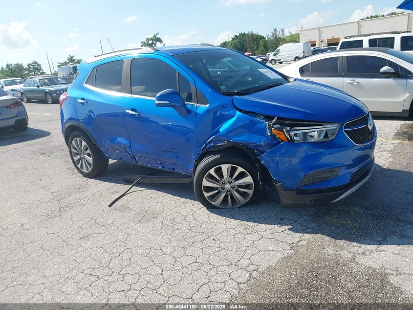 2018 Buick Encore VIN KL4CJASB2JB679137 IAAI salvage auction — SIDE, Salvage Title, sold $25 on 2026-07-30 (photo 1)