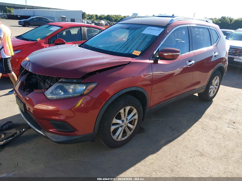 2015 Nissan Rogue VIN KNMAT2MV1FP585054 IAAI salvage auction — FRONT END, Salvage (Ohio), sold $1,025 on 2026-07-21 (photo 2)