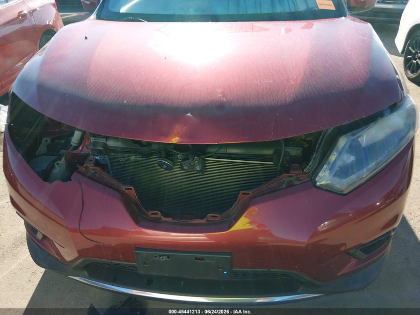 2015 Nissan Rogue VIN KNMAT2MV1FP585054 IAAI salvage auction — FRONT END, Salvage (Ohio), sold $1,025 on 2026-07-21 (photo 6)