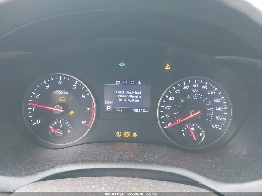 2019 Kia Stinger VIN KNAE35LC6K6057817 IAAI salvage auction — LEFT FRONT, Mv-907A (New York), sold $3,150 on 2026-07-20 (photo 7)