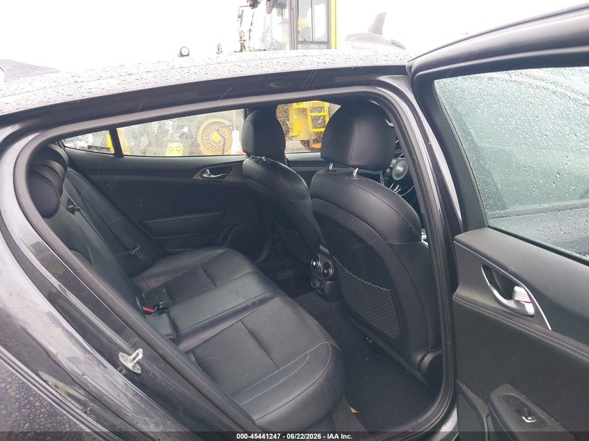 2019 Kia Stinger VIN KNAE35LC6K6057817 IAAI salvage auction — LEFT FRONT, Mv-907A (New York), sold $3,150 on 2026-07-20 (photo 8)