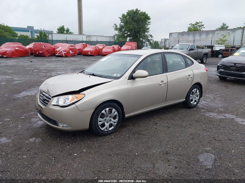 2009 Hyundai Elantra VIN KMHDU46D39U751067 IAAI salvage auction — FRONT END, Salvage (Pennsylvania), sold $625 on 2026-07-08 (photo 2)