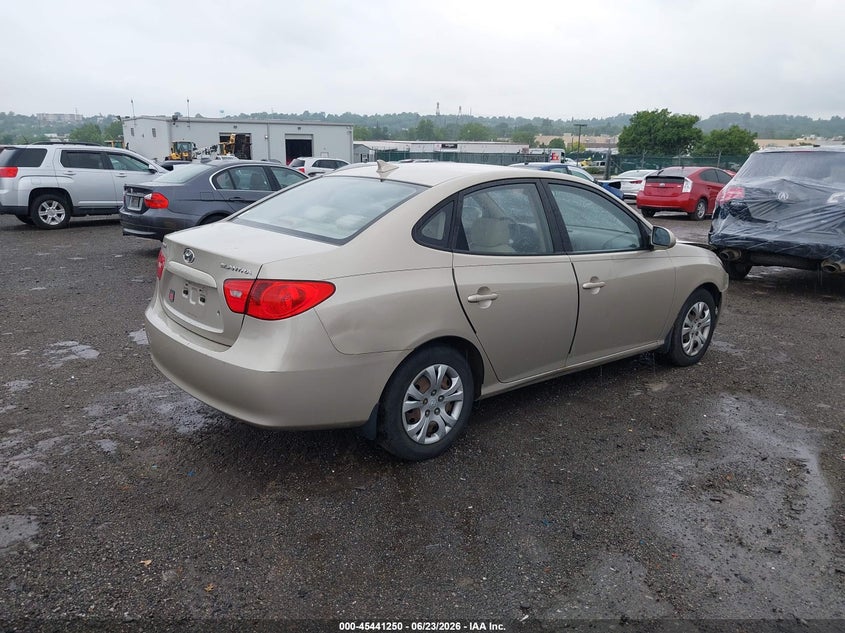 2009 Hyundai Elantra VIN KMHDU46D39U751067 IAAI salvage auction — FRONT END, Salvage (Pennsylvania), sold $625 on 2026-07-08 (photo 4)