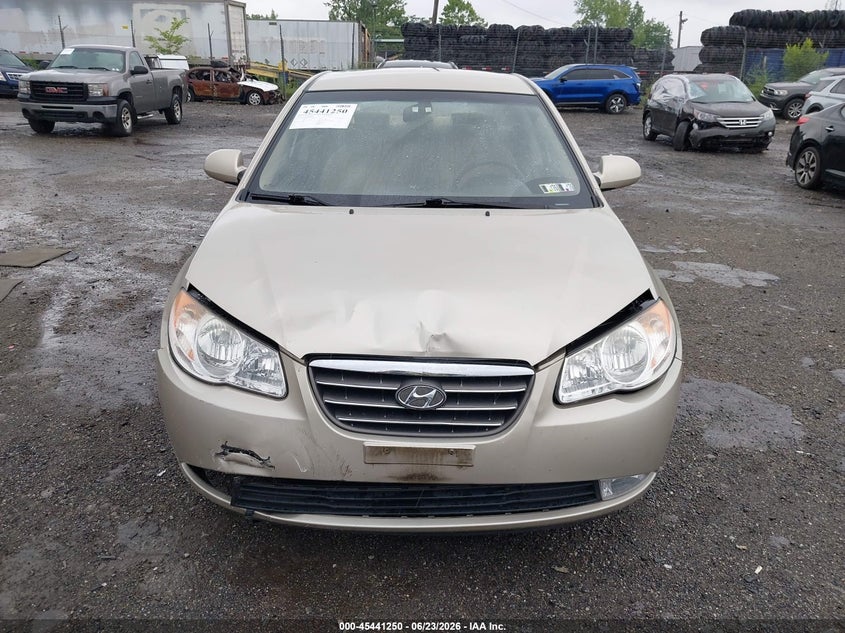 2009 Hyundai Elantra VIN KMHDU46D39U751067 IAAI salvage auction — FRONT END, Salvage (Pennsylvania), sold $625 on 2026-07-08 (photo 6)