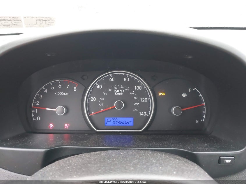 2009 Hyundai Elantra VIN KMHDU46D39U751067 IAAI salvage auction — FRONT END, Salvage (Pennsylvania), sold $625 on 2026-07-08 (photo 7)