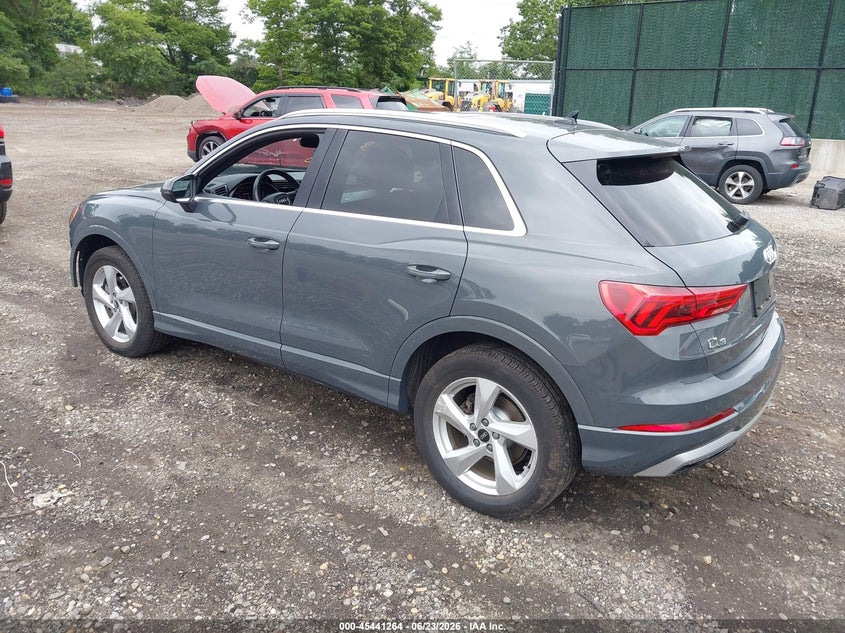 2021 Audi Q3 VIN WA1AUCF32M1109825 IAAI salvage auction — FRONT END, Mv-907A (New York), sold $9,550 on 2026-07-28 (photo 3)
