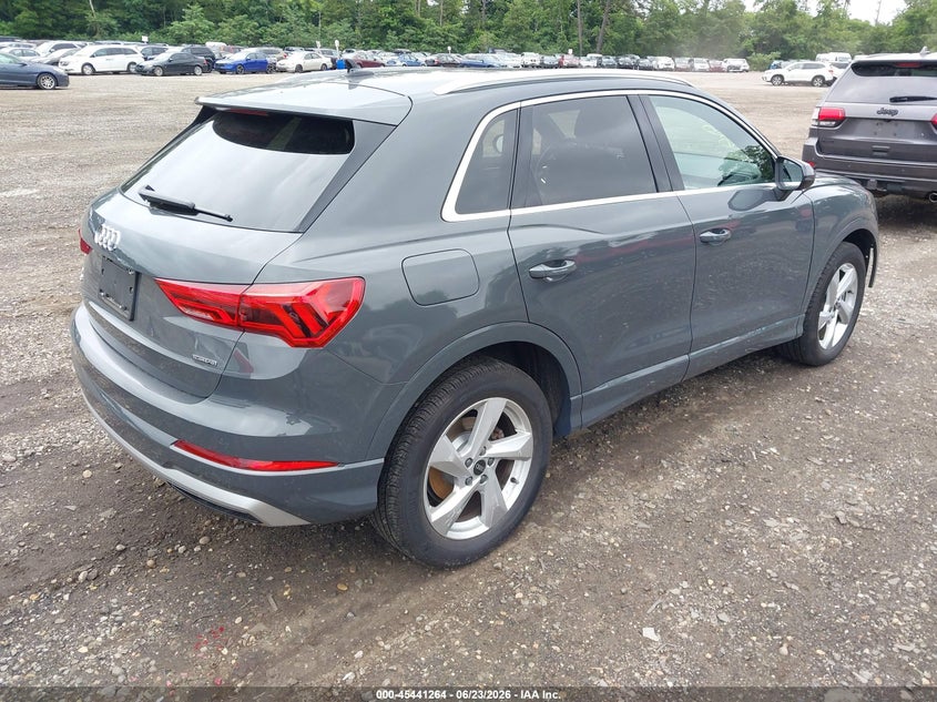 2021 Audi Q3 VIN WA1AUCF32M1109825 IAAI salvage auction — FRONT END, Mv-907A (New York), sold $9,550 on 2026-07-28 (photo 4)