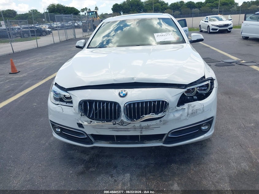 2015 BMW 5er VIN WBA5B1C5XFD922061 IAAI salvage auction — FRONT END, Rebuildable (Florida), sold $2,225 on 2026-07-23 (photo 6)