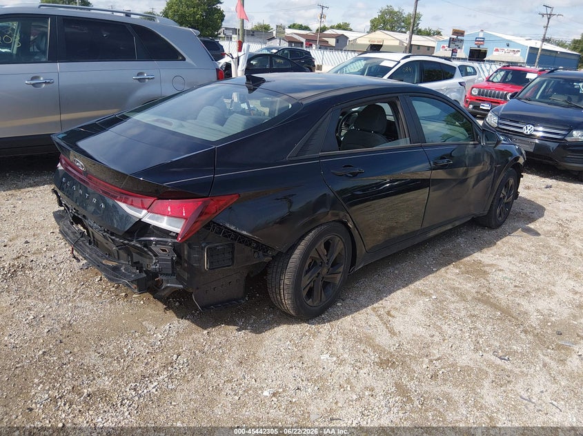 2022 Hyundai Elantra VIN 5NPLM4AG5NH064663 IAAI salvage auction — NORMAL WEAR, Salvage (Texas), sold $1,050 on 2026-07-28 (photo 4)