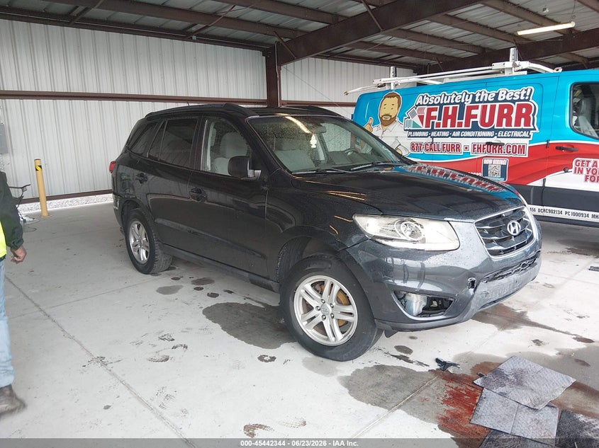 2010 Hyundai Santa fe VIN 5NMSG3AB4AH361271 IAAI salvage auction — REAR END, Salvage - Greater Than 75% (Maryland), sold $825 on 2026-09-04 (photo 1)