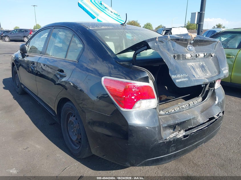 2014 Subaru Impreza VIN JF1GJAA63EG018355 IAAI salvage auction — REAR END, Salvage Title, sold $2,575 on 2026-07-17 (photo 3)