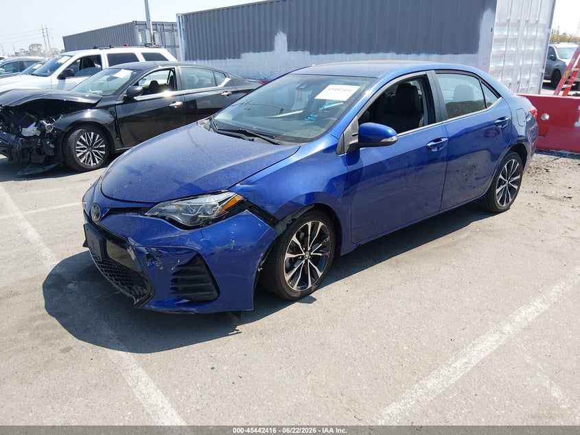2019 Toyota Corolla VIN 5YFBURHE3KP927813 IAAI salvage auction — LEFT FRONT, Salvage (California), sold $4,900 on 2026-07-13 (photo 2)