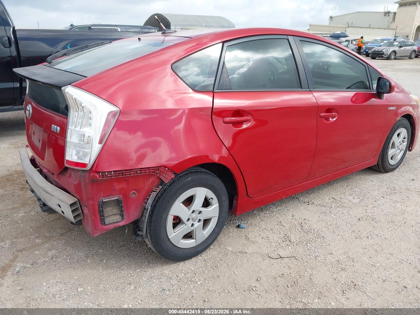 2011 Toyota Prius VIN JTDKN3DU6B0297948 IAAI salvage auction — REAR END, Salvage (Texas), sold $900 on 2026-07-13 (photo 4)