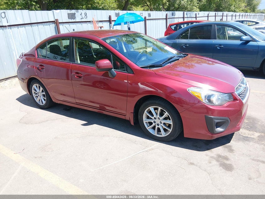 2014 Subaru Impreza VIN JF1GJAC64EH012264 IAAI salvage auction — REAR END, Salvage (Utah), sold $1,750 on 2026-07-10 (photo 1)